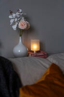 LED Kerze, gemustertes mattes 