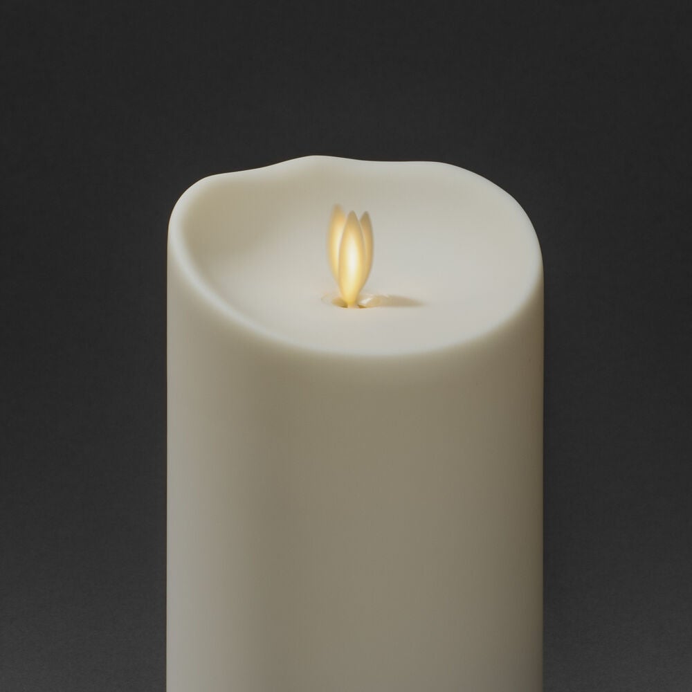 B/O candle LED 9,5x18,4 cm