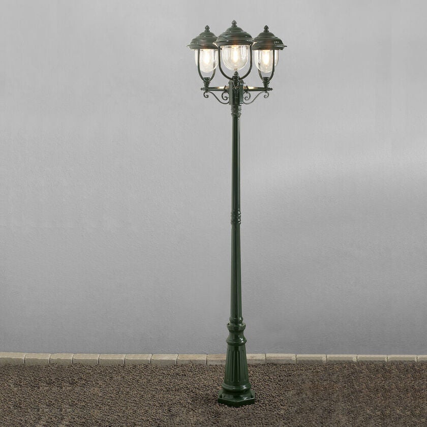 Parma 3-arm lykta ink stolpe