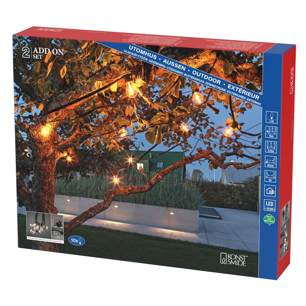 Tilläggsslinga E27 10LED utbyt
