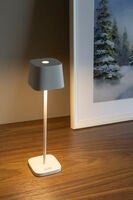 Capri table lamp USB teracotta