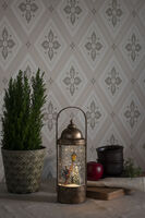 Vattenfylld lykta lyktstolpe