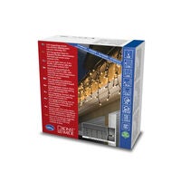 100 Amber LED Icicle Start Set