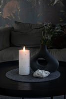 LED Wachskerze, 7,5x16,8cm,B/O