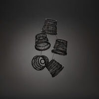 Small Lamp Shade Rattan 5pce