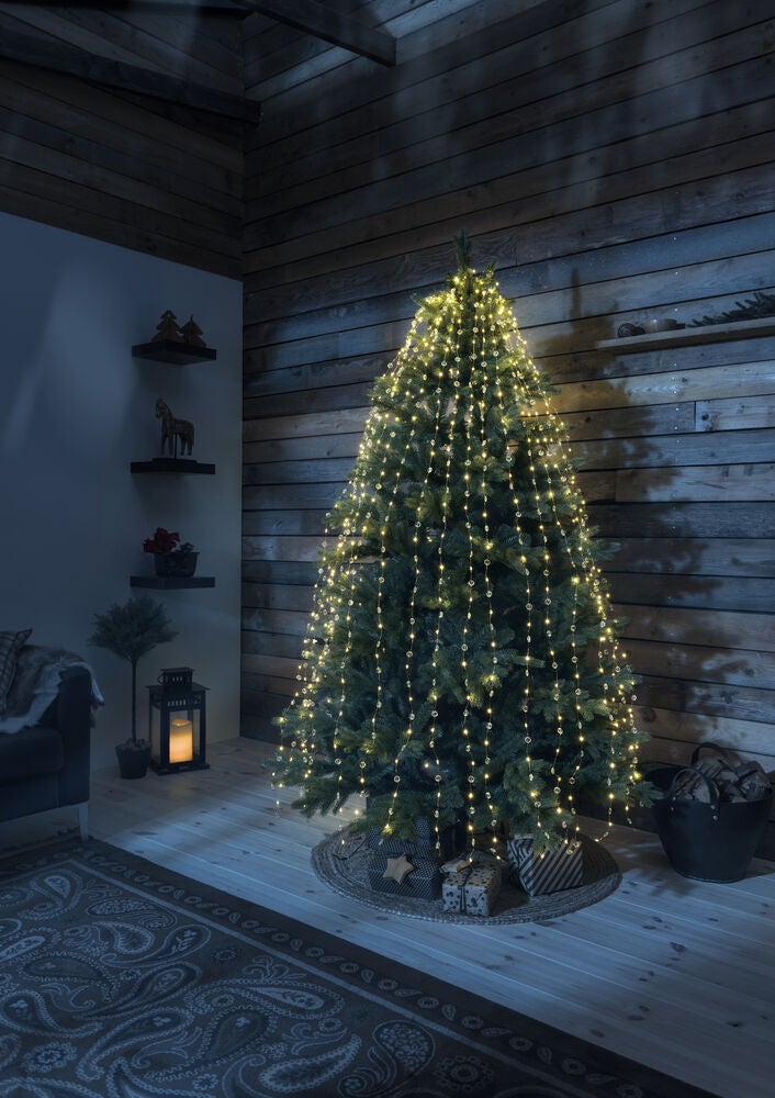 LED Diamantenlametta 24 Straen