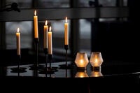 Rechargeable Glass Candle. LED