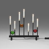 Candlestick metal 7 bulbs