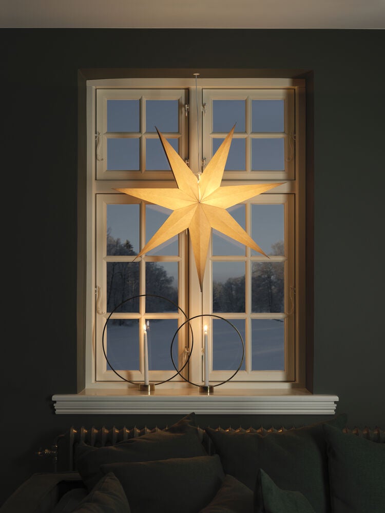 Pappersstjärna vit 78cm