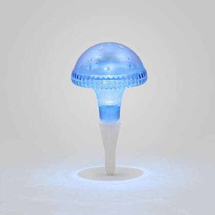 Assisi svamp solcell LED blå