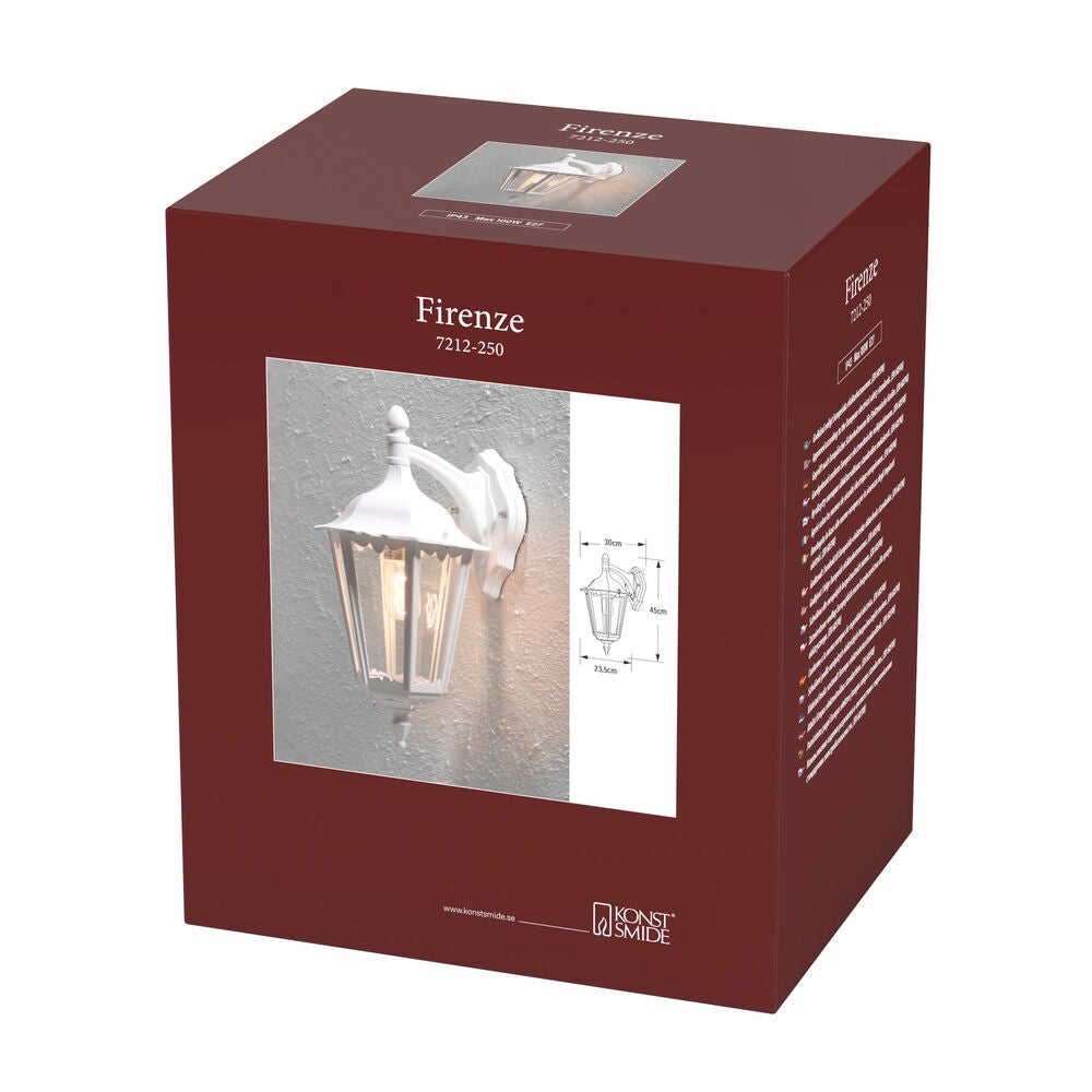 Firenze Down Light Matt White