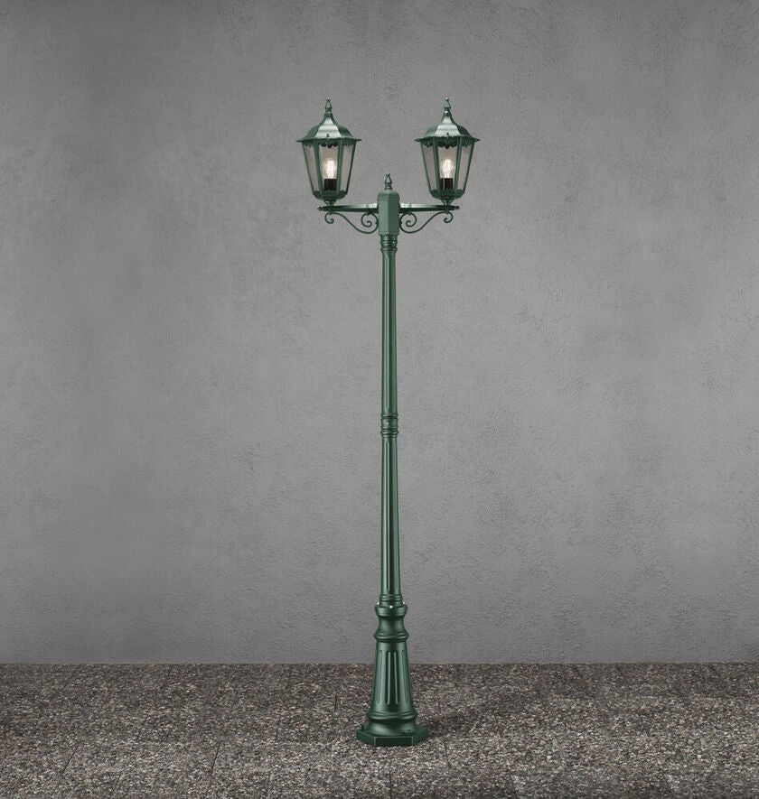 Firenze 2-arm lykta ink stolpe