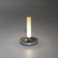 Biarritz bordslampa silver USB
