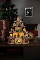 Silhouette X-mas village LED