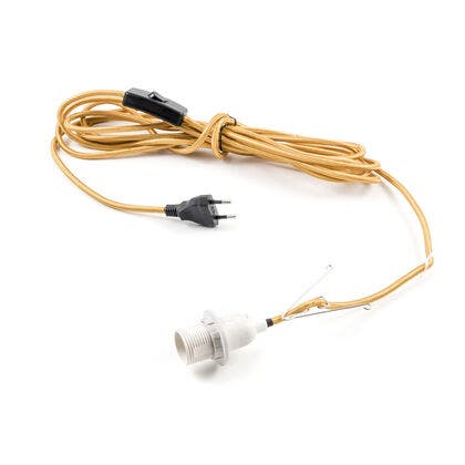 Sladdställ 5m E14 koppar färg