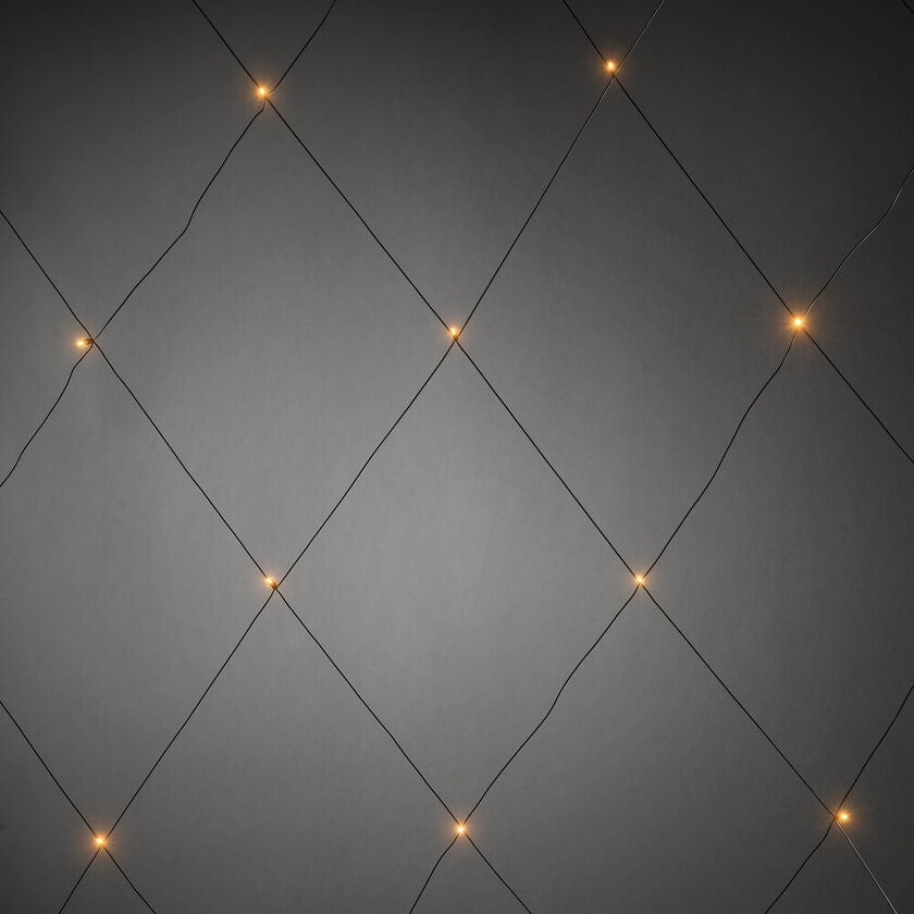 Nät 120 LED 2,5x1,5m amber