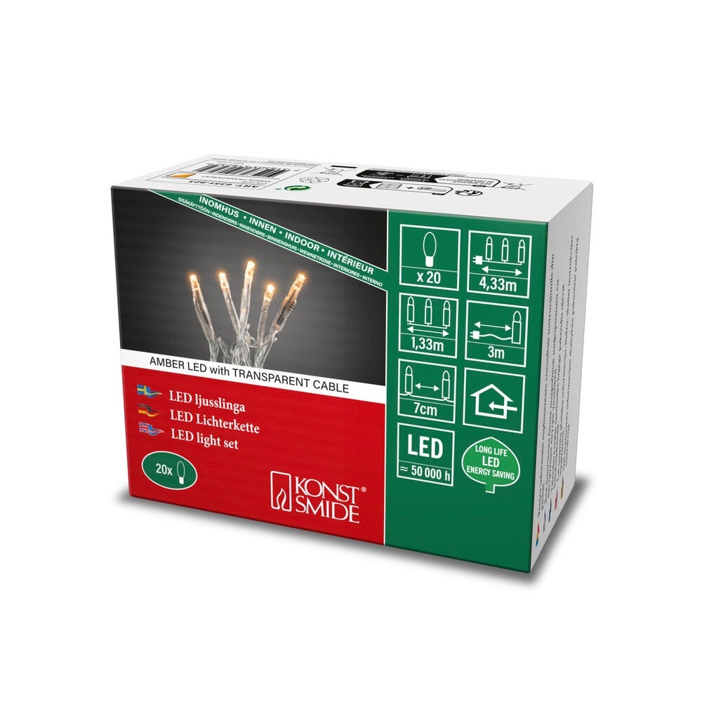 Micro LED Lichterkette, versch