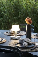 Monaco table lamp white USB