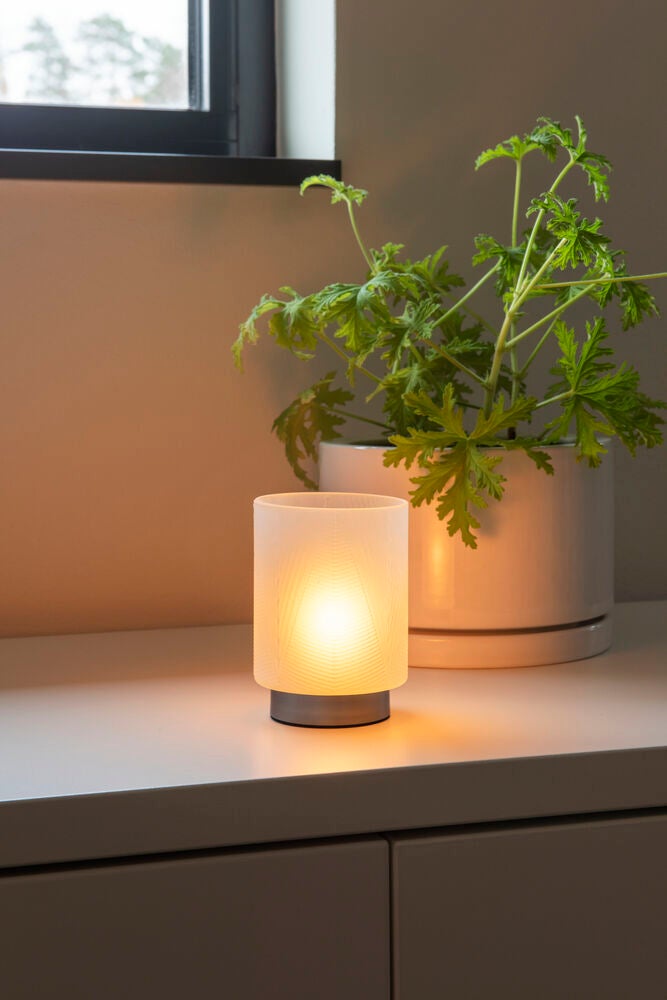 LED lantern glass battery