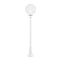 Orion Short Pole, White glass