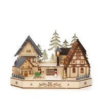 Wooden House Silhouette B/O