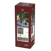 Lille bordslampa USB Svart