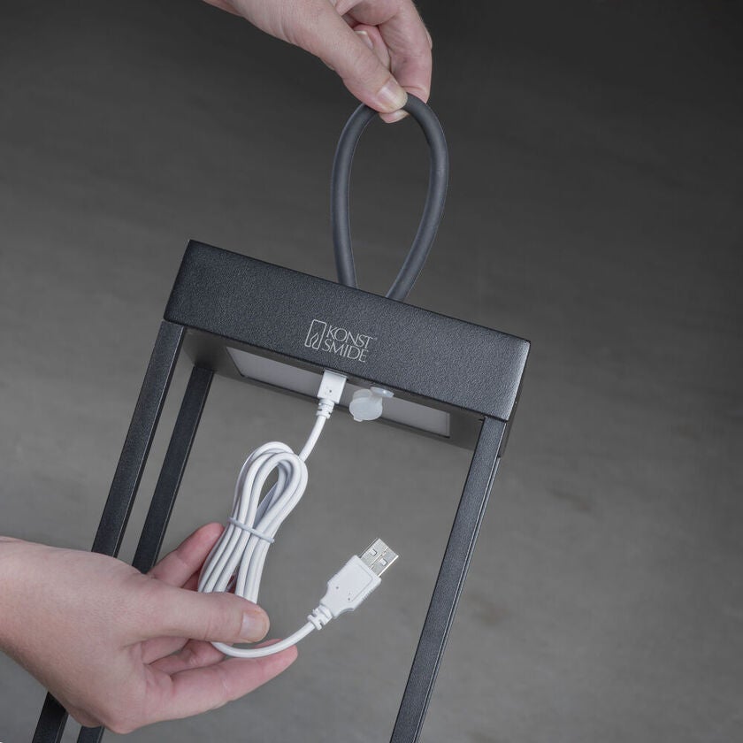 Ravello USB-Laterne klein schw