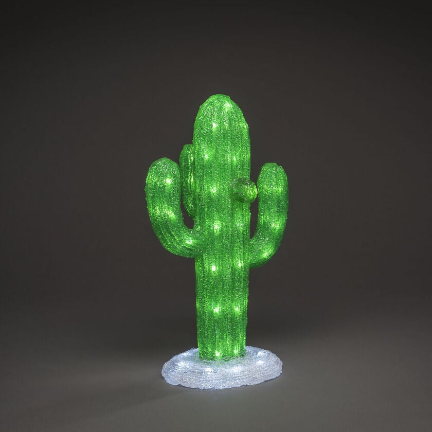 Kaktus akryl 45cm LED