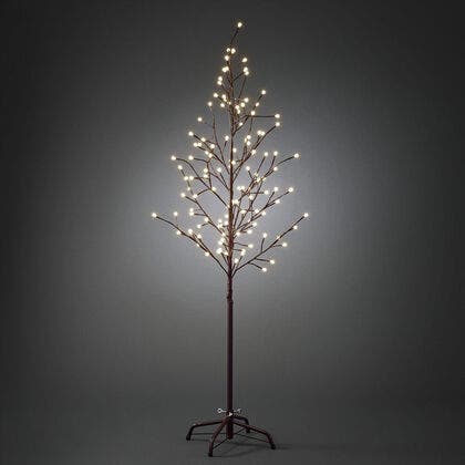 Brown Tree 150cm W White LED