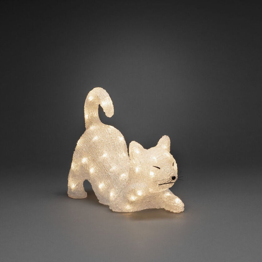 Acrylic Cat 35cm LED