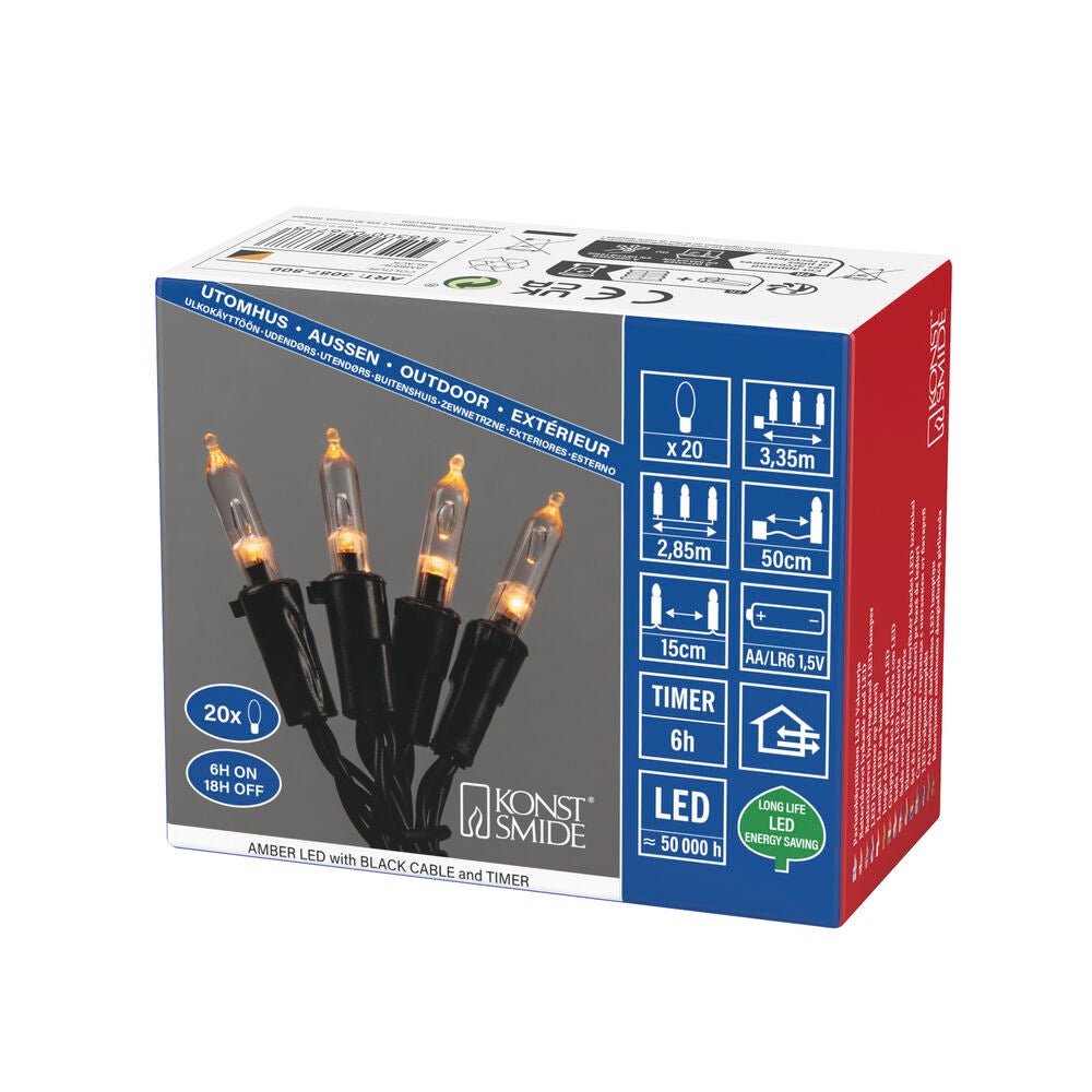Batteridriven slinga 20 LED