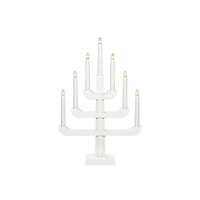 Candlestick 7 bulbs, White
