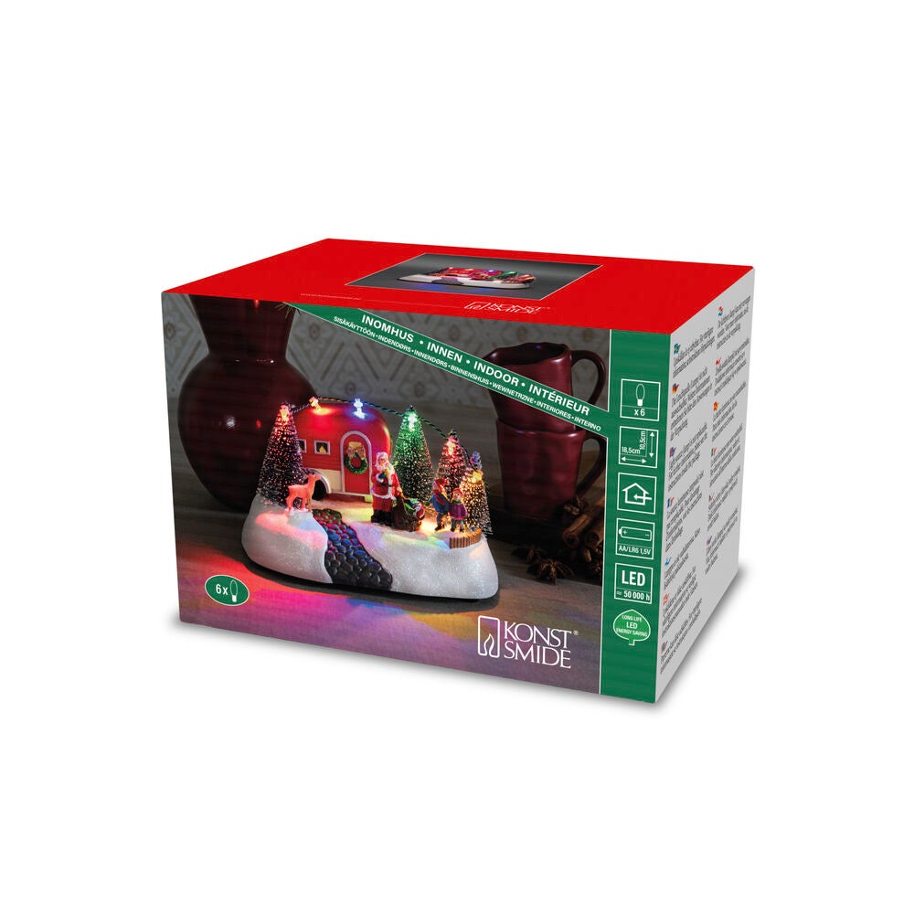 LED Wohnwagen, 6 bunte LED,B/B