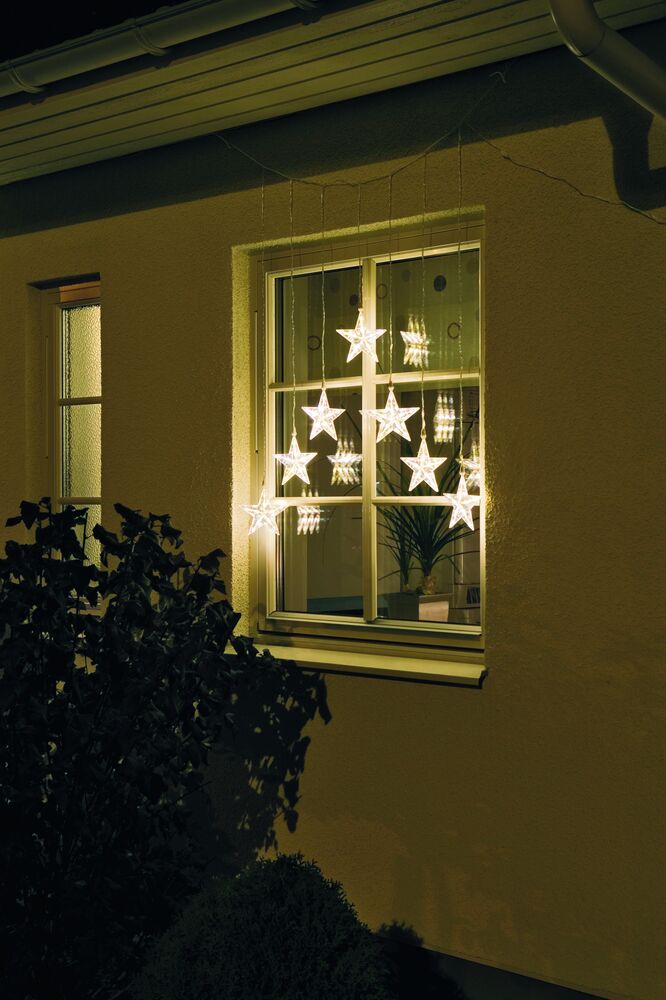 Star curtain with 7 LED