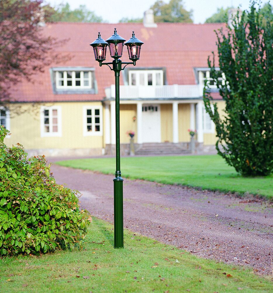 Virgo 3-arm lykta ex stolpe