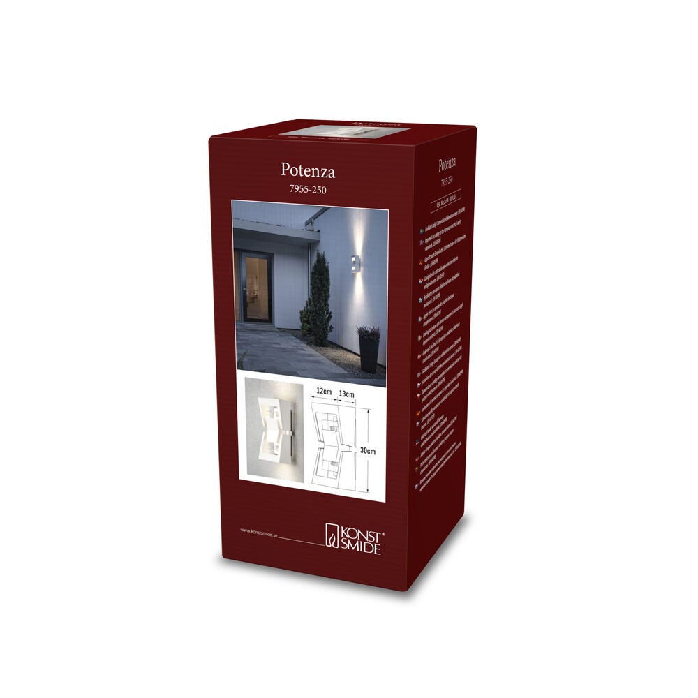 Potenza Wall light White GU10