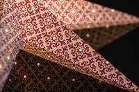 Pappersstjärna lila 60cm 