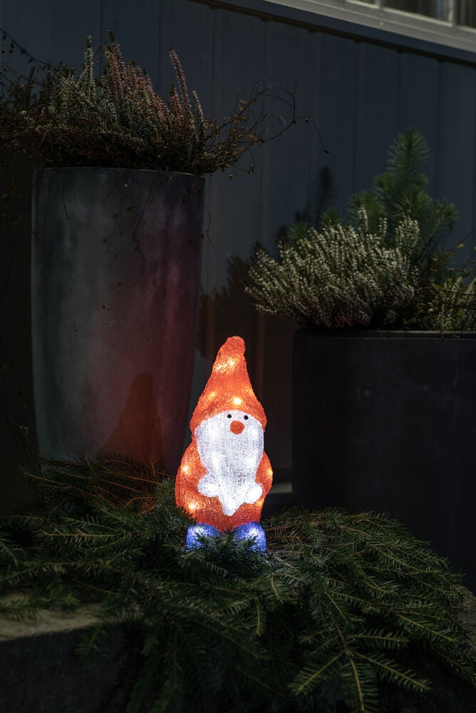 B/O Tomte akryl 26 cm 24 LED