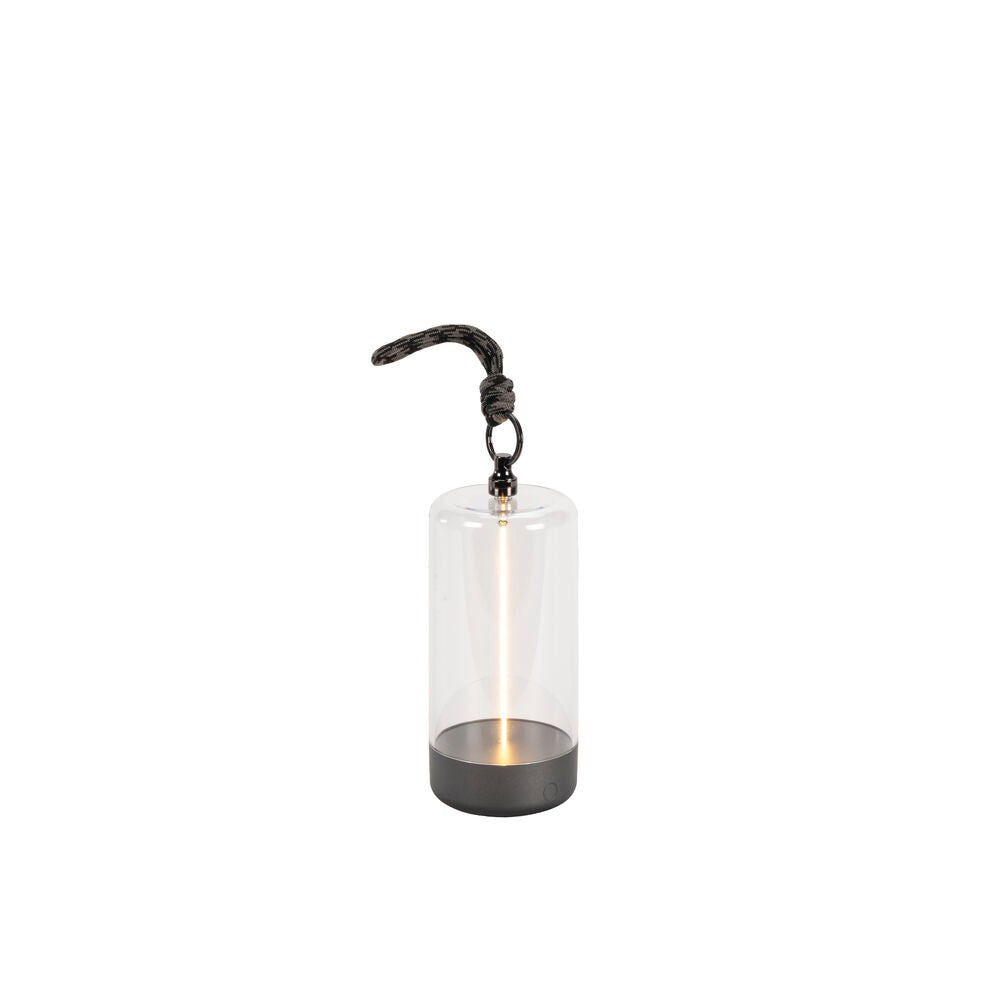 Edison XS bordslampa M.Grå USB