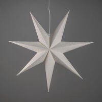 Paper Star hanging 80cm white