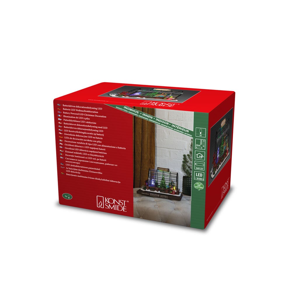 Fiberoptisk blomsteraffär