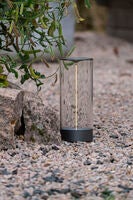 Edison L bordslampa M.Grå USB