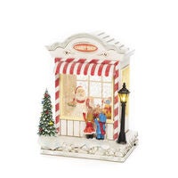 Vattenfylld lykta godisaffär