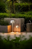 Lille bordslampa USB Svart