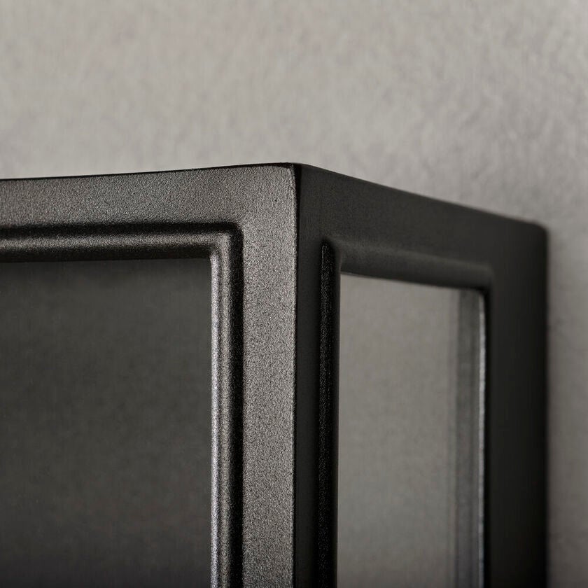 Carpi vägglykta L svart E27