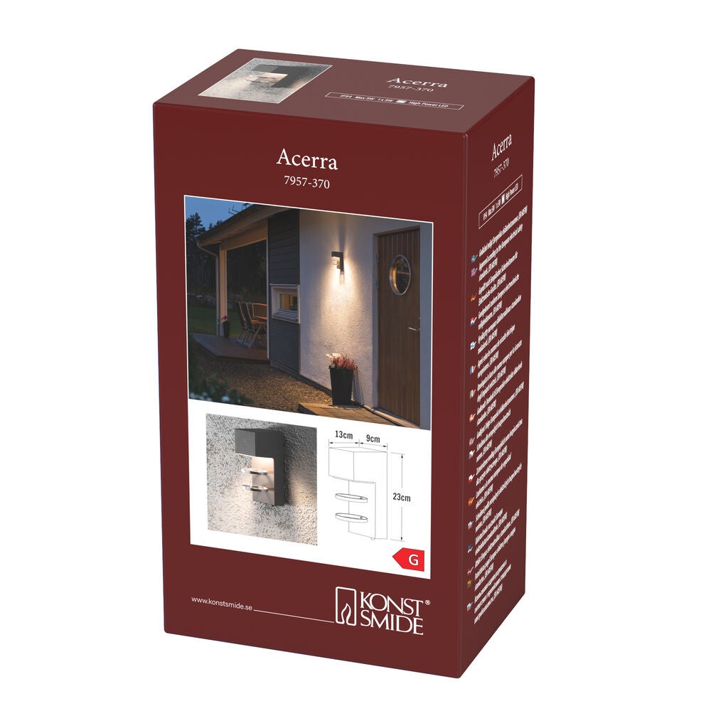 Acerra vägglykta 5W LED