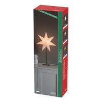Papierstern stehend 65cm,weiss