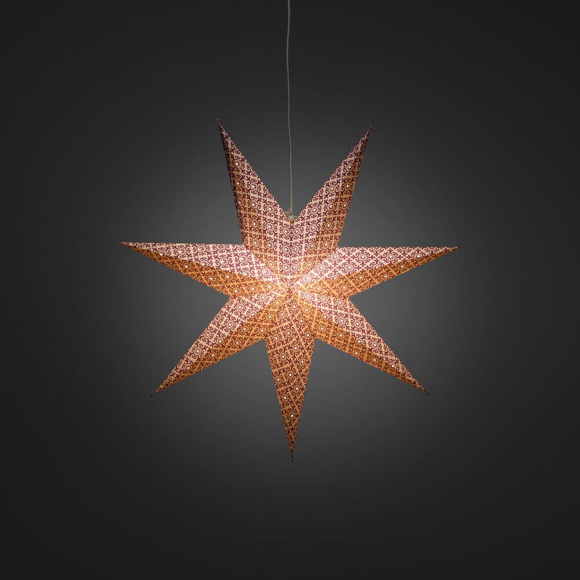 Pappersstjärna lila 60cm 