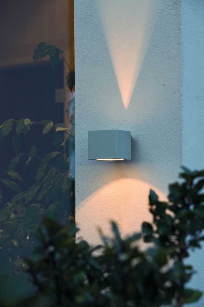 Modena Square Wall Light Grey