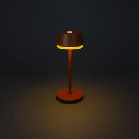 Lyon bordslampa usb Teracotta